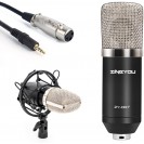 ZINGYOU ZY-007 Professional Condenser Microphone Cardioid Mic Bundle for PC/Laptop