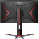 Pre Owned - AOC 24G2 24" Frameless Gaming IPS Monitor, FHD 1080P, 1ms 144Hz, Freesync, HDMI/DP/VGA, Height Adjustable, 3-Year Zero Dead Pixel Guarantee,Black/Red