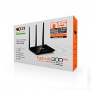 Nexxt Solutions Connectivity Nebula 300+ Plus 802.11n 300Mbps 4 Ports Wireless Router