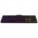 EVGA Z12 RGB Gaming Keyboard, RGB Backlit LED, 5 Programmable Macro Keys, Dedicated Media Keys, Water Resistant