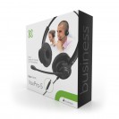 KlipXtreme VoxPro-S KCH-911 Stereo USB Business headset with noise-cancelling microphone