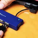 Klip Xtreme - 4 ports USB 2.0- USB Hub - Green