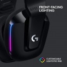 Logitech G733 Lightspeed Wireless Gaming Headset with Lightsync RGB - Black