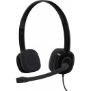 Logitech H151 3.5 mm Analog Stereo Headset with Noise-Cancelling Mic