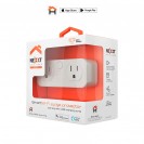 Nexxt Solutions NHP-D610 Smart Wi-Fi Plug Surge protector 110V - Two Plugs with 2 USB charging ports