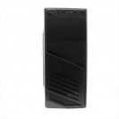 Xtech Mid Tower All Black  ATX PC Case with 600 Watt PSU